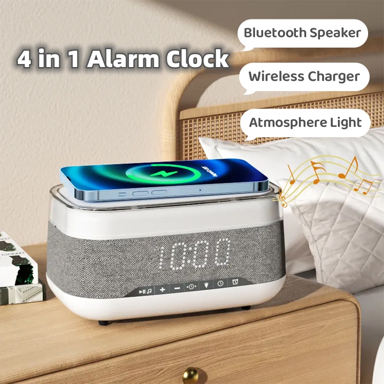 Wireless Charger Alarm Clock